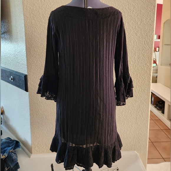 RANCHO ESTANCIA BLACK DRESS - Picture 2 of 4